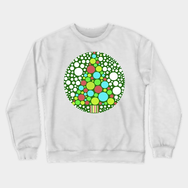 Holiday Tree in Snow Crewneck Sweatshirt by PalmGallery